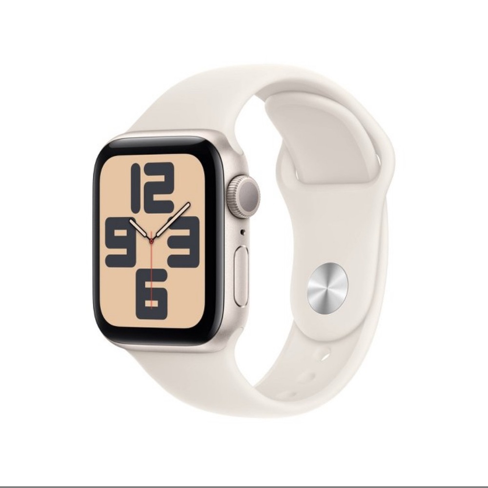 Apple Watch SE 2nd Generation (GPS) 40mm Aluminum Case with Sport Band Starlight